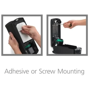 PURELL® ADX-12 Push-Style Sanitizer Dispenser, Chrome/Black, For 1200 ML ADX-12 Hand Sanitizer Refills 7 PURELL® ADX-12 Push-Style Sanitizer Dispenser, Chrome/Black, For 1200 ML ADX-12 Hand Sanitizer Refills - Image 5