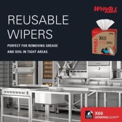 Wypall® General Clean X60 Multi-Task Cleaning Cloths, Package Of 126 -Home Storage And Cleaning 117246 DetailedProductView6 Lg