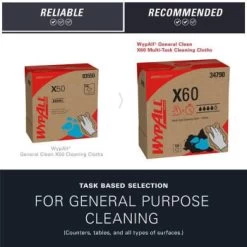 Wypall® General Clean X60 Multi-Task Cleaning Cloths, Package Of 126 -Home Storage And Cleaning 117246 DetailedProductView8 Lg