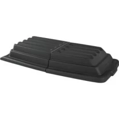 Rubbermaid 1.5 Cu Yd Black Structural Foam Tilt Truck Lid
