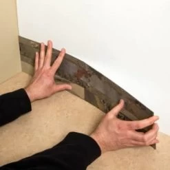 Aspect Stone Peel And Stick Backsplash In Medley Slate, 6-In X 24-In -Home Storage And Cleaning 124220 w BackView Lg