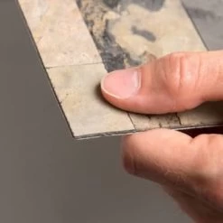 Aspect Stone Peel And Stick Backsplash In Medley Slate, 6-In X 24-In -Home Storage And Cleaning 124220 w DetailedProductView3 Lg