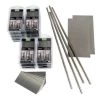 Aspect Metal 3x6 Short Grain Stainless Backsplash Kit