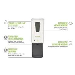 Alpine Industries 1200ml wall mount automatic foam Soap dispenser With drip tray -Home Storage And Cleaning 125917 DetailedProductView17 Lg