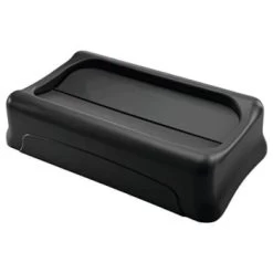 Rubbermaid 23 Gallon Slim Jim Swing Trash Can Lid (Black)