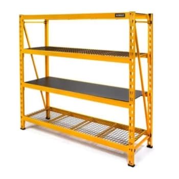 Dewalt 6-Foot Tall, 4 Shelf Industrial Storage Rack 3 Dewalt 6-Foot Tall, 4 Shelf Industrial Storage Rack