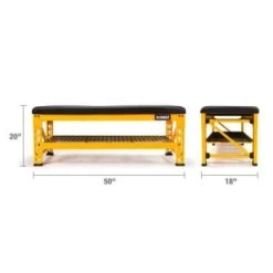 Dewalt Garage Bench With Wire Grid Storage Shelf -Home Storage And Cleaning 128839 w DetailedProductView5 Lg