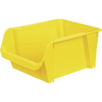 Stanley Plastic Storage Bin- Yellow 3 Stanley Plastic Storage Bin- Yellow
