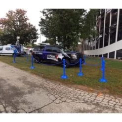 Mr. Chain 2 Inch X 160 Feet Blue Plastic Barrier Chain In A Pail -Home Storage And Cleaning 131497 w LifestyleImage Lg