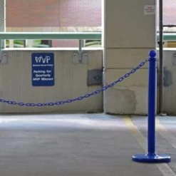 Mr. Chain 2 Inch X 125 Feet Blue Plastic Barrier Chain On A Reel 5 Mr. Chain 2 Inch X 125 Feet Blue Plastic Barrier Chain On A Reel -Home Storage And Cleaning 131499 w LifestyleImage Lg