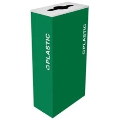 Kaleidoscope 17 Gallon Rectangular Recycling Receptacle- Green Rc-Kd17-Pl Egx