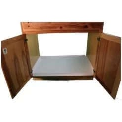 Virginia Industrial Plastics Under Sink Cabinet Liner 30inx24ln Beige Case Of 12 -Home Storage And Cleaning 140939 w LifestyleImage Lg