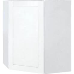 Sunco 24w X 30h X 12d White Shaker Angle Corner Wall Cabinet