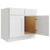 Cnc Cabinetry 33" W Sink Base Cabinet, Luxor White -Home Storage And Cleaning 157438 w MainProductImage Lg
