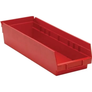 Quantum Storage Systems® Red 17-7/8 X 6-5/8 X 4 In Economy Shelf Bin Package Of 20 3 Quantum Storage Systems® Red 17-7/8 X 6-5/8 X 4 In Economy Shelf Bin Package Of 20
