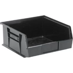 Quantum Storage Systems® Black 10-7/8 X 11 X 5 In Ultra Stack And Hang Bin Package Of 6