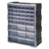 Quantum Storage Systems® Black/gray Plastic 39-Drawer Cabinet -Home Storage And Cleaning 159785 w MainProductImage Lg