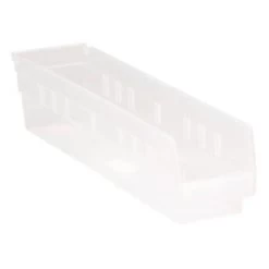 Quantum Storage Systems® Economy Clear Shelf Bin 17-7/8 X 4-1/8 X 4 In Package Of 20