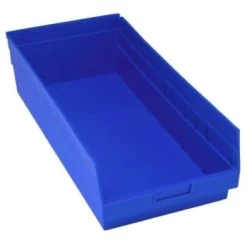 Quantum Storage Systems® Store-More Blue Shelf Bin 23-5/8 X 11-1/8 X 6 In Package Of 6