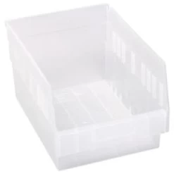 Quantum Storage Systems® Store-More Clear Shelf Bin 11-5/8 X 8-3/8 X 6 In Package Of 20