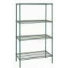 Quantum Storage Systems® 4-Shelf Starter Kit Proform Green Epoxy Wire Shelving 24x72x63 Inch 1 Quantum Storage Systems® 4-Shelf Starter Kit Proform Green Epoxy Wire Shelving 24x72x63 Inch -Home Storage And Cleaning 182297 w MainProductImage Lg