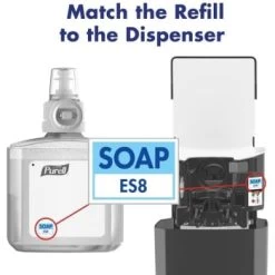 Purell® Healthcare Healthy Soap Gentle And Free Foam, Fragrance Free, 1200 Ml Refill For Es8 Touch-Free Dispenser Case Of 2 -Home Storage And Cleaning 186833 v DetailedProductView2 Lg