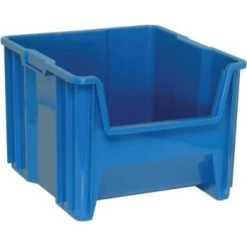 Quantum Storage Systems® Blue Giant Stack Containers 17-1/2x16-1/2x12-1/2 In Package Of 2