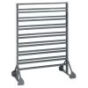 Quantum Storage Systems® Gray 16 Rail Unit-2 Sided Rack System Bins Sold Separately 36x20x53 -Home Storage And Cleaning 191037 w MainProductImage Lg