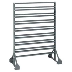 Quantum Storage Systems® Gray 16 Rail Unit-2 Sided Rack System Bins Sold Separately 36x20x53