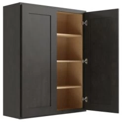 Cnc Cabinetry Luxor Smoky Grey Wall Cabinet 42w X 42h