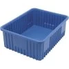 Quantum Storage Systems® Blue Grid Container 22-1/2x17-1/2x8 In Package Of 3 -Home Storage And Cleaning 194496 w MainProductImage Lg