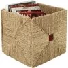 Honey-Can-Do Folding Seagrass Basket -Home Storage And Cleaning 198270 V Lg