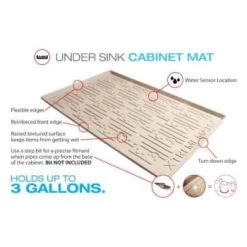 Xtreme Mats™ Under Sink Kitchen Cabinet Mat, 37 X 22 In 16 Xtreme Mats™ Under Sink Kitchen Cabinet Mat, 37 X 22 In -Home Storage And Cleaning 200180 w CompositeImage Lg