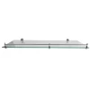 Abolos 8 In X 24in Infinity Glass Corner Floating Shelf -Home Storage And Cleaning 209406 w MainProductImage Lg