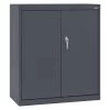 Sandusky Counter Height Cabinet In Charcoal, 36 In. W X 42 In. H X 24 In. D -Home Storage And Cleaning 211269 w MainProductImage Lg