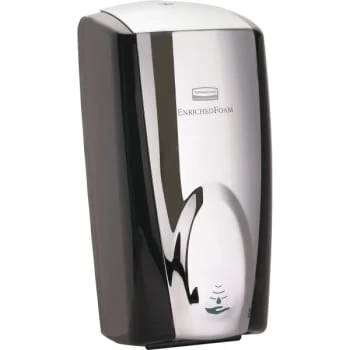 Rubbermaid Wall-Mount Automatic Touch-Free Foam Soap Dispenser (10-Pack) (Black/Chrome) 3 Rubbermaid Wall-Mount Automatic Touch-Free Foam Soap Dispenser (10-Pack) (Black/Chrome)