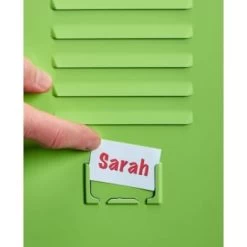 Adir Office 48 In. X 15 In. Steel Single Tier Key Lock Locker Green -Home Storage And Cleaning 227151 BackView Lg