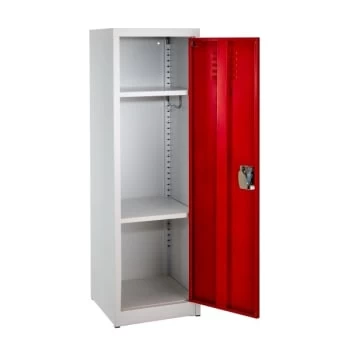 Adir Office 48 In. X 15 In. Steel Single Tier Key Lock Locker Red 4 Adir Office 48 In. X 15 In. Steel Single Tier Key Lock Locker Red - Image 2