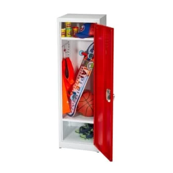Adir Office 48 In. X 15 In. Steel Single Tier Key Lock Locker Red 5 Adir Office 48 In. X 15 In. Steel Single Tier Key Lock Locker Red - Image 3