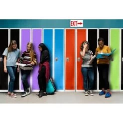 Adir Office 72 In. X 12 In. Single Tier Steel Locker Blue -Home Storage And Cleaning 227167 DetailedProductView2 Lg