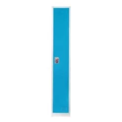 Adir Office 72 In. X 12 In. Single Tier Steel Locker Blue -Home Storage And Cleaning 227167 RightView Lg