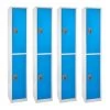 Adir Office 72 In. X 12 In. 2-Compartment Steel Locker Blue -Home Storage And Cleaning 227172 MainProductImage Lg