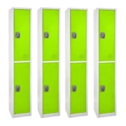 Adir Office 72 In. X 12 In. 2-Compartment Steel Locker Green