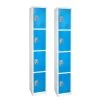 Adir Office 72 In. X 12 In. 4-Compartment Steel Locker Blu -Home Storage And Cleaning 227188 MainProductImage Lg