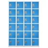 Adir Office 72 In. X 12 In. 6-Compartment Steel Locker Blue -Home Storage And Cleaning 227194 MainProductImage Lg