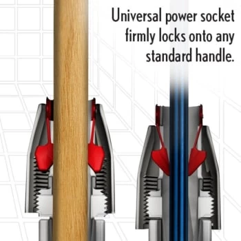 Unger 30 In Heavy-Duty Water Wand Squeegee W/ Socket And Twin Foam Rubber Blades 4 Unger 30 In Heavy-Duty Water Wand Squeegee W/ Socket And Twin Foam Rubber Blades - Image 2
