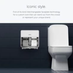 Kimberly Clark Kimberly-Clark Icon™ Standard 4-Roll Tp Dispenser/white Mosaic Design Fp -Home Storage And Cleaning 229234 DetailedProductView6 Lg