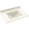 Swan® Bisque Contour Solid Surface Single Bowl Vanity Top 22" X 37" 2 Swan® Bisque Contour Solid Surface Single Bowl Vanity Top 22" X 37" -Home Storage And Cleaning 240353 WebOnly Lg