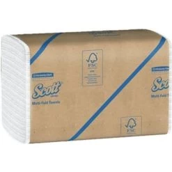 Scott White Recycled Fiber Multi-Fold Paper Towels, 250 Sheets/clip, Case Of 16