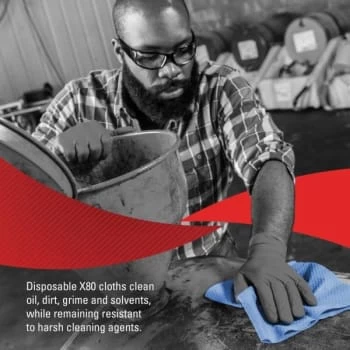 Wypall X80 Extended Use Cloths Brag Box Format Reusable Wipes In Blue (160-Case) 6 Wypall X80 Extended Use Cloths Brag Box Format Reusable Wipes In Blue (160-Case) - Image 4